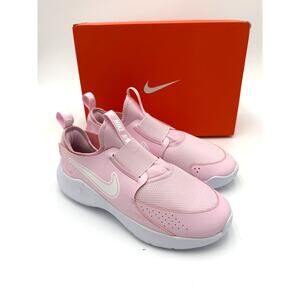 NEW! Nike Girl's Flex Runner 3 Slip-on Shoes - Pink Foam/White - Size 7 Y